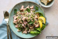 Summer Breeze Poached Salmon Salad