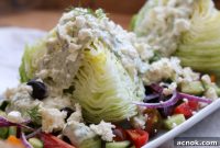 Crisp Greek Wedge with Creamy Yogurt Dill