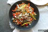 Hearty Roasted Veggie Quinoa with Feta