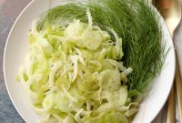 Crisp Fennel Cucumber Celery Salad