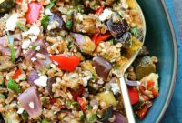 Balsamic Roasted Veggie Grain Medley