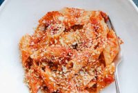 Buttery Tomato Pasta with Golden Garlic Crumbs