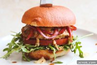 Gourmet Pesto Parmesan Chicken Burgers