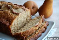 Spiced Pear Ginger Quick Bread