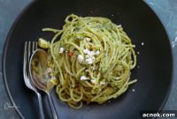 Vibrant Kale, Pistachio and Feta Pesto