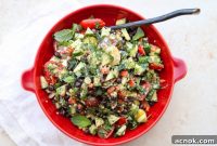 Zesty Mediterranean Chopped Feta Salad