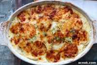 Sweet and Savory Potato Apple Gratin