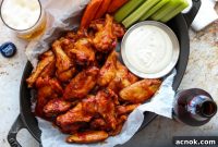 Beer-Infused BBQ Oven Wings
