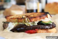 Asiago & Pesto Grilled Vegetable Stack