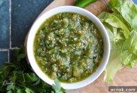Tangy Roasted Tomatillo Salsa Verde