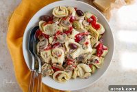 Easy Cheesy Tortellini Pasta Salad