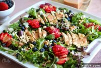 Sun-Ripened Berry Salad with Creamy Dressing
