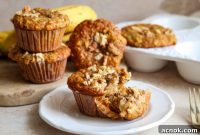 Wholesome Banana Oat Muffins