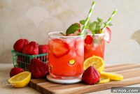 Zesty Strawberry Refreshment