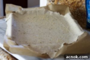 cracker dough on baking sheet