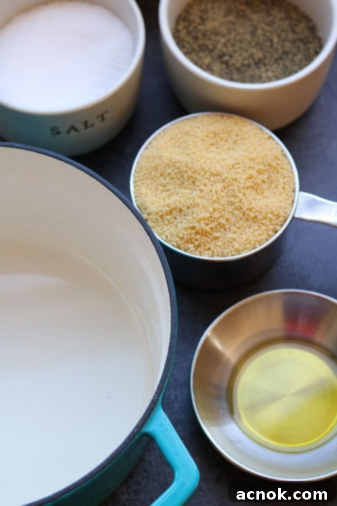 ingredients for couscous