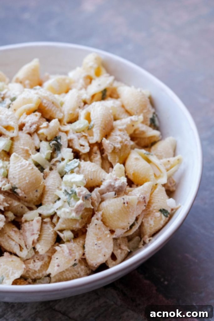 Nancy's Tuna Macaroni Salad 2 Tuna Macaroni salad in bowl