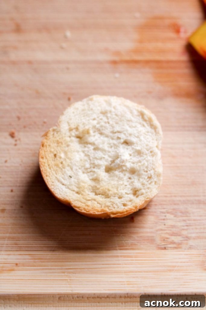 Toasted or grilled bread slices for crostini