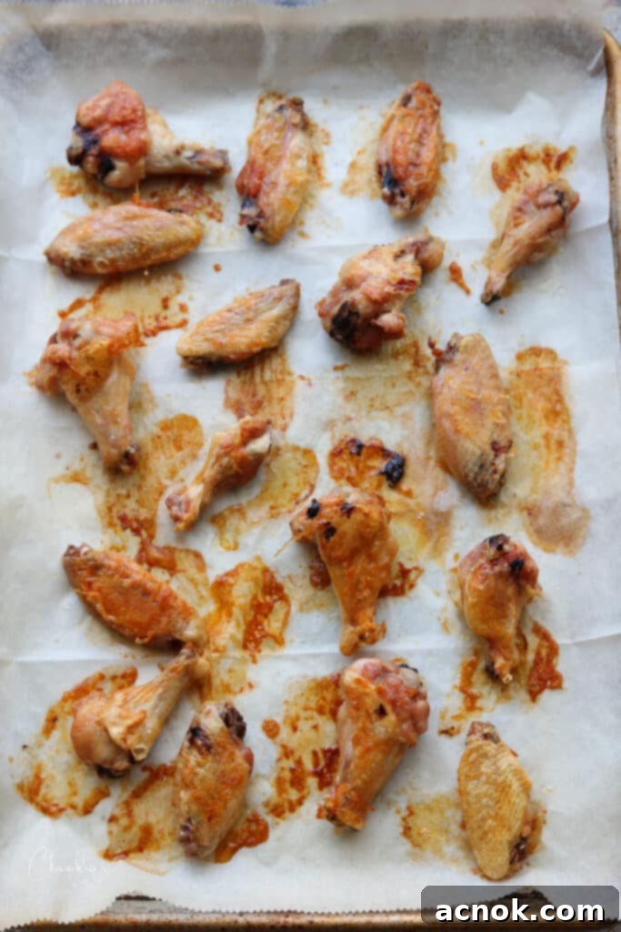 crispy oven baked chicken wings 