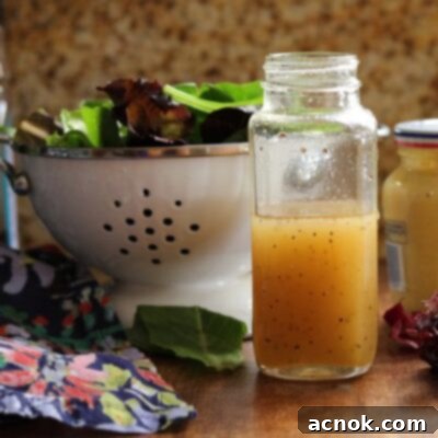 Maple Vinaigrette Dressing in a small bowl