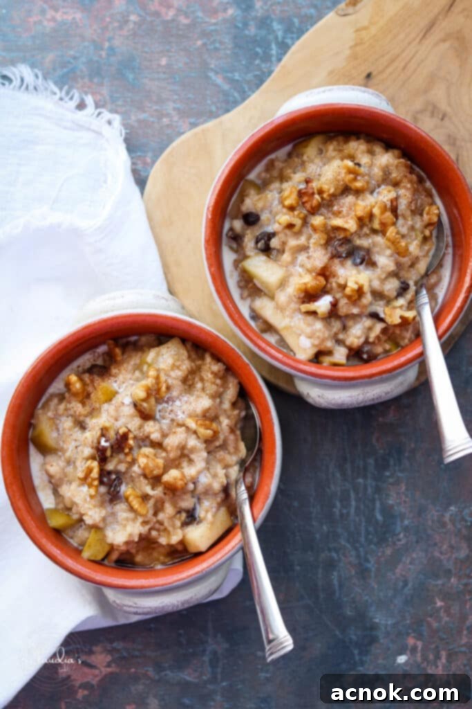 baked apple oatmeal