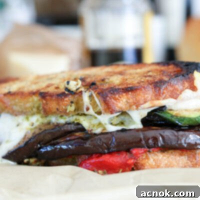 grilled vegetable sandwich
