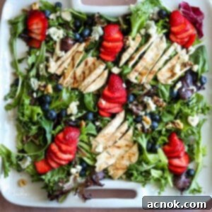 Summer Berry Salad with Creamy Berry Vinaigrette