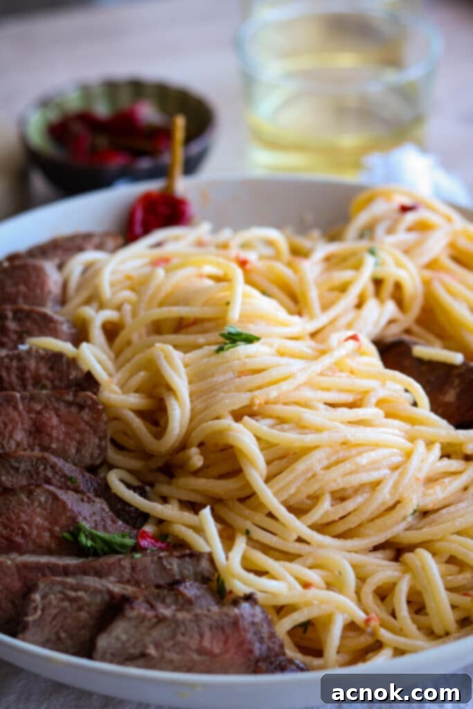 close up of creamy calabrian chili pasta 