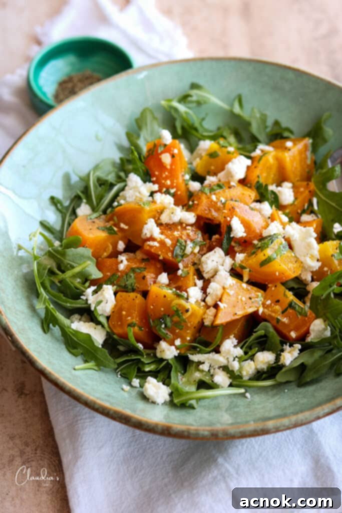 Close-up of a serving of beet and feta salad, highlighting its rich textures and vibrant colors