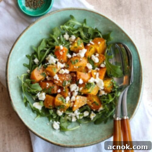 simple beet and feta salad square image.