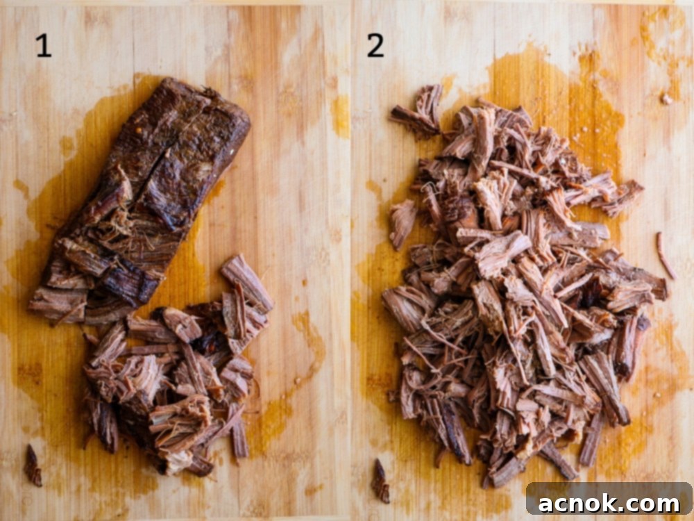 shredded brisket