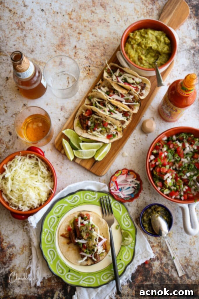 braised brisket taco party